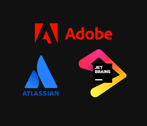 Adobe, Atlassian, JetBrains